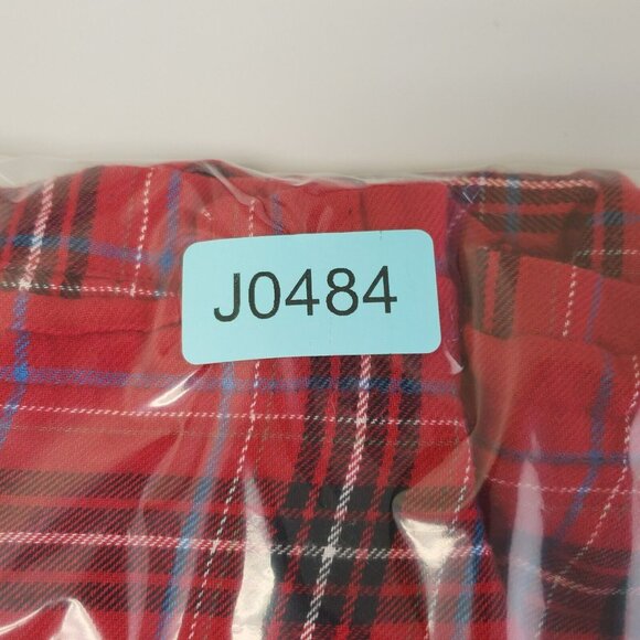 J. Jill Pajama Top Womens Extra Small Petite Sleep Plaid Flannel Button Front - Picture 8 of 8